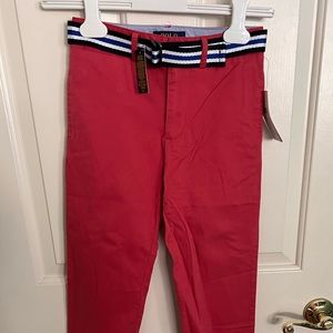 Boy’s Ralph Lauren chino pants with belt size 8